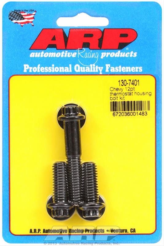 ARP ARP Chevy 12pt thermostat housing bolt kit (130-7401) SR