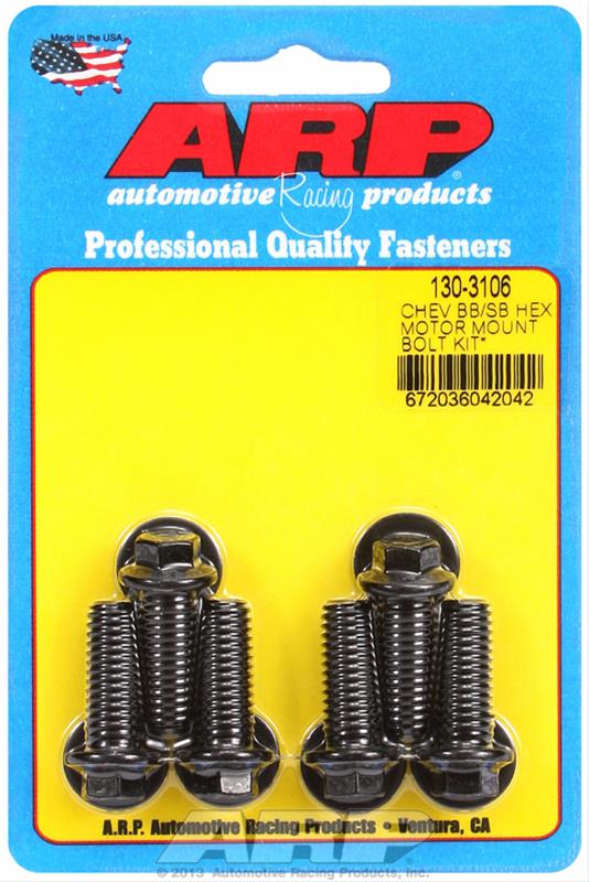 ARP ARP Chevy hex motor mount bolt kit energy suspension mounts (130-3106) SR