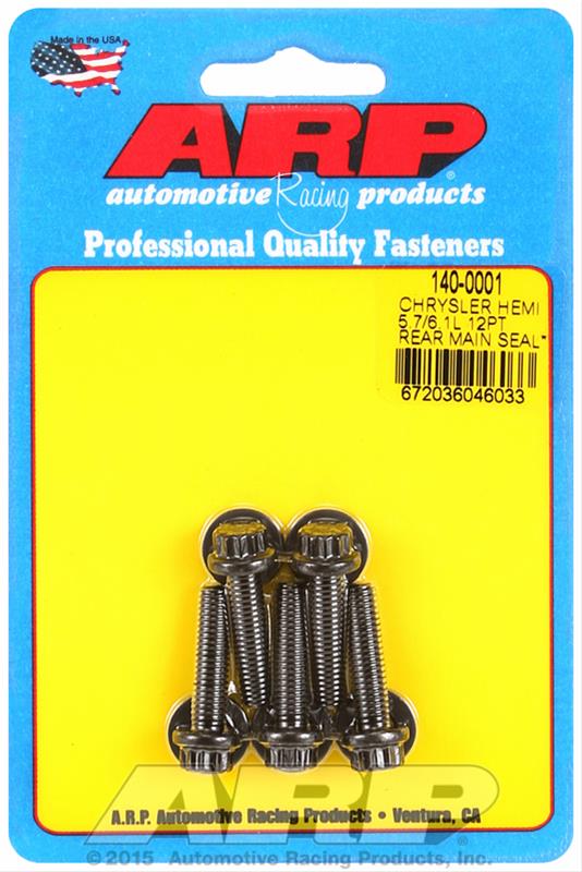 ARP ARP Chrysler hemi 5.7/6.1L 12pt rear main seal plate bolt ki (140-0001) SR