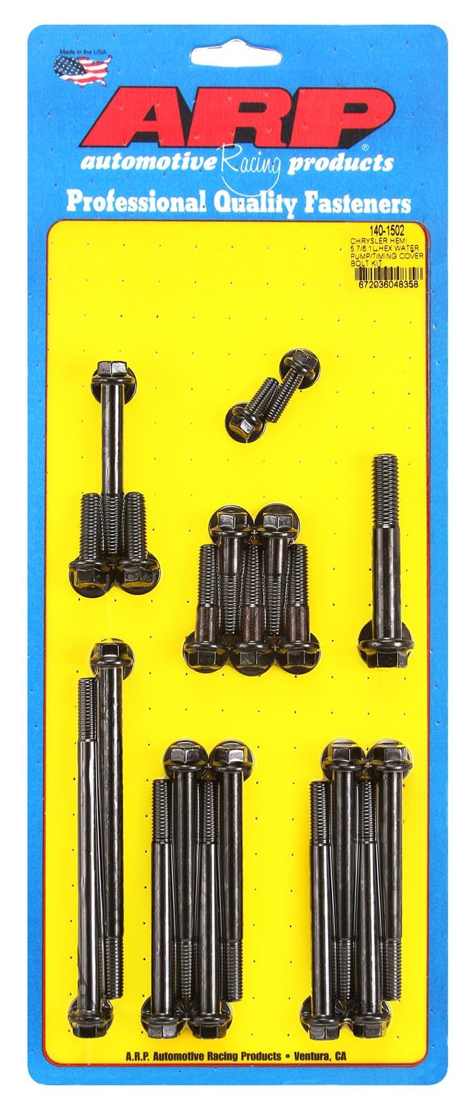ARP ARP Chrysler hemi 5.7/6.1L hex water pump/timing cover bolt (140-1502) SR