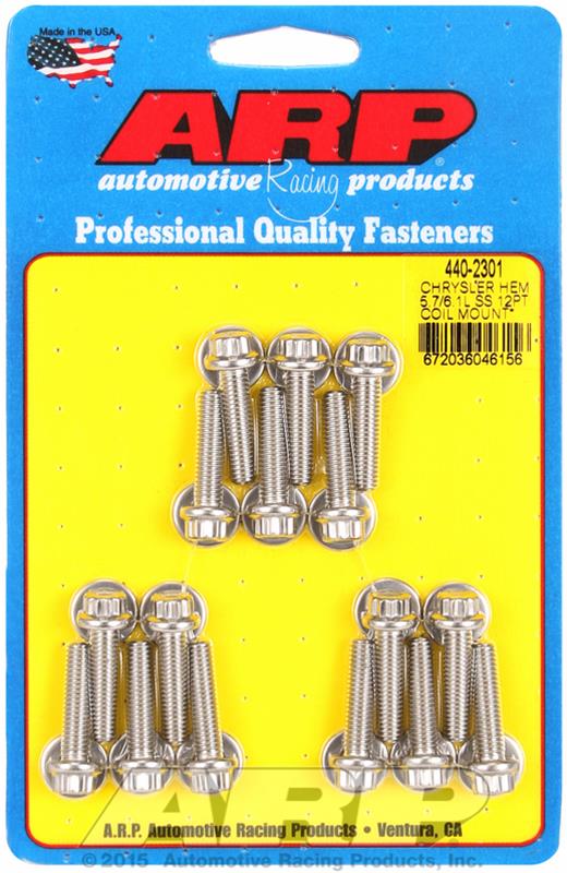 ARP ARP Chrysler hemi 5.7/6.1L SS 12pt coil mount bolt kit (440-2301) SR