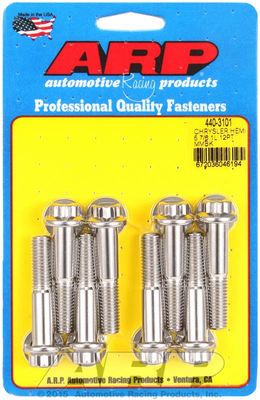 ARP ARP Chrysler hemi 5.7/6.1L SS 12pt motor mount bolt kit (440-3101) SR