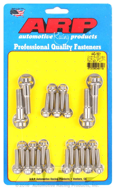 ARP ARP Chrysler hemi 5.7/6.1L SS 12pt oil pan bolt kit (440-1801) SR