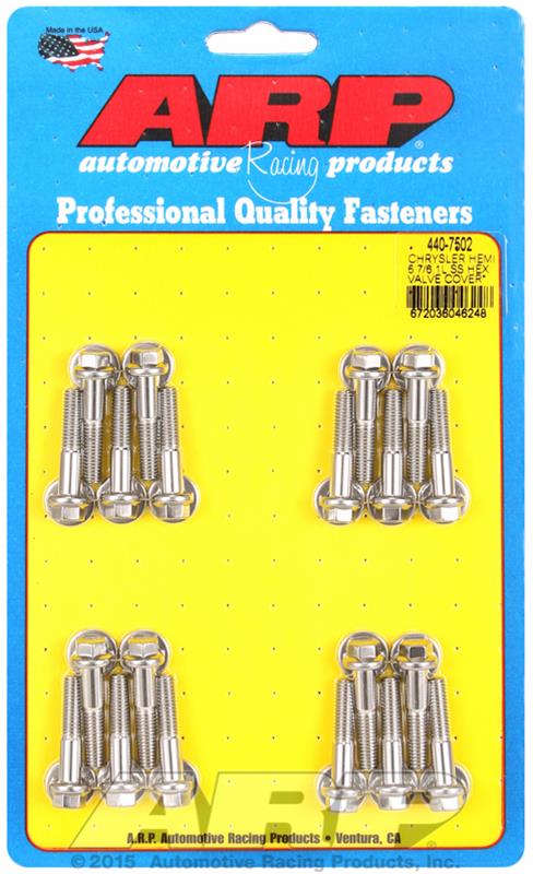ARP ARP Chrysler hemi 5.7/6.1L SS hex valve cover bolt kit (440-7502) SR