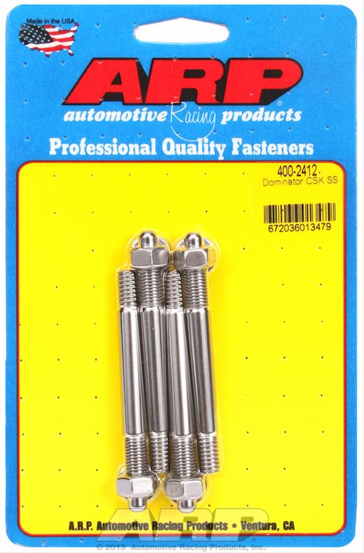 ARP ARP Dominator with 1/2" or 1" SS spacer carb stud kit (400-2412) SR