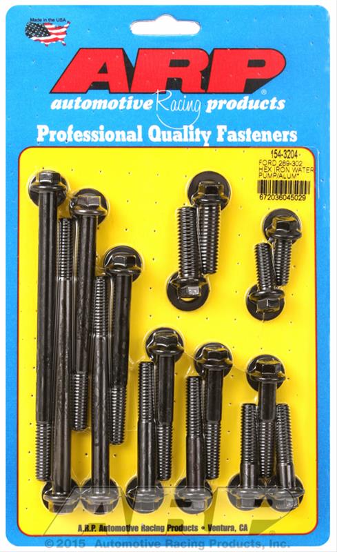 ARP ARP Ford 289-302 hex iron water pump and front cover bolt ki (154-3204) SR