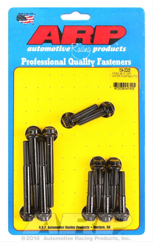ARP ARP Ford 351C 12pt water pump bolt kit (154-3205) SR