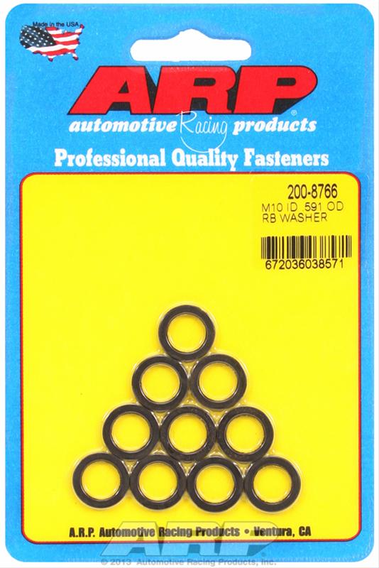 ARP ARP M10 ID .591 OD black washers (200-8766) SR