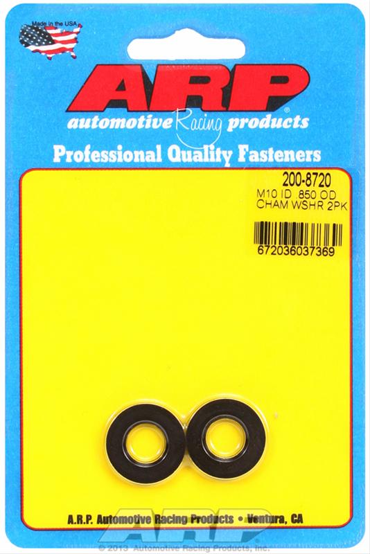 ARP ARP M10 ID .850 OD chamfer black washers (200-8720) SR