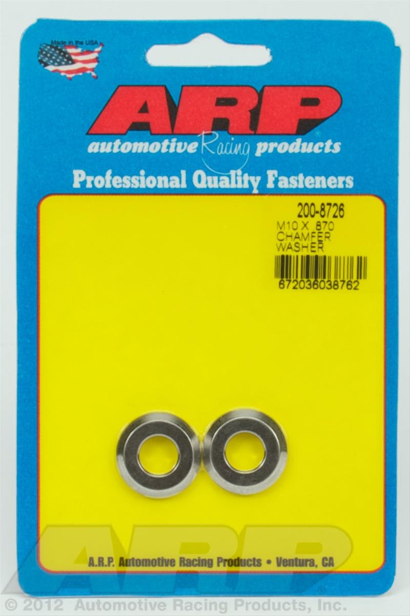 ARP ARP M10 ID .870 OD chamfer black washers (200-8726) SR