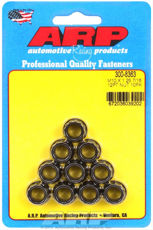 ARP ARP M10 x 1.25  12 Point Nut Kit - Set of 10 (300-8363) SR