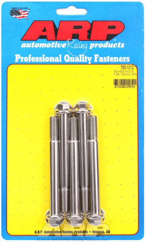 ARP ARP M10 x 1.25 x 100 hex SS bolts (763-1012) SR