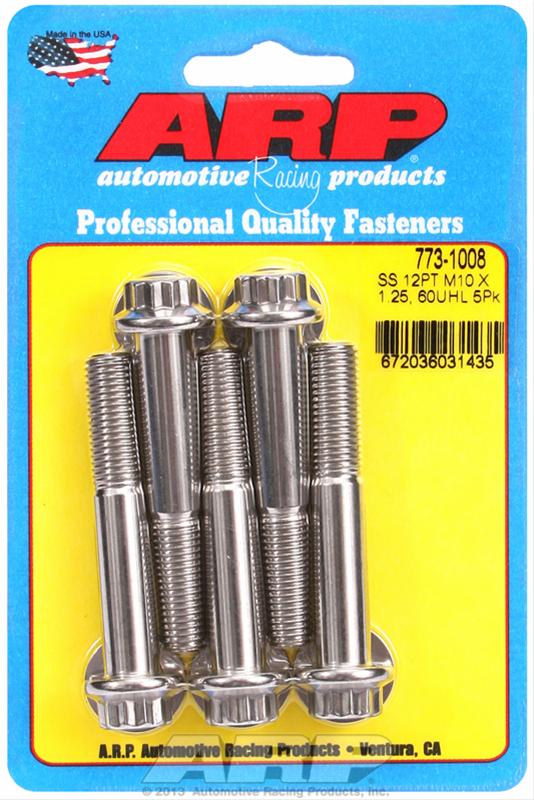 ARP ARP M10 x 1.25 x 60  12pt SS bolts (773-1008) SR