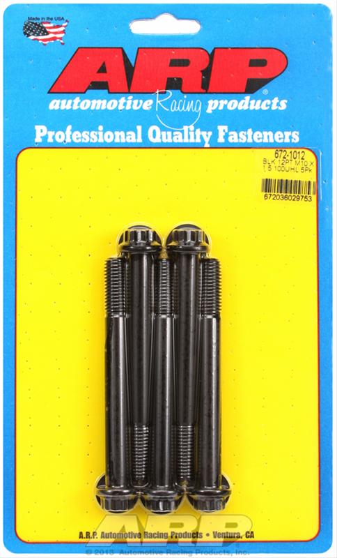 ARP ARP M10 x 1.50 x 100 12pt black oxide bolts (672-1012) SR