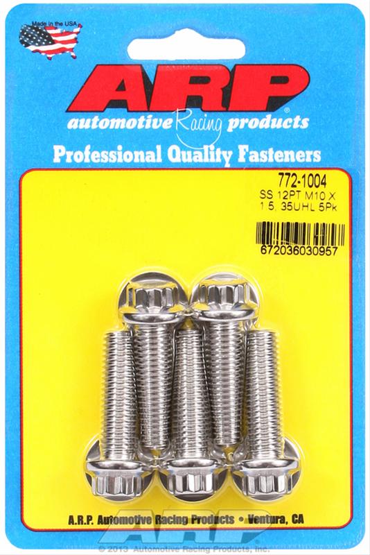 ARP ARP M10 x 1.50 x 35 12pt SS bolts (772-1004) SR