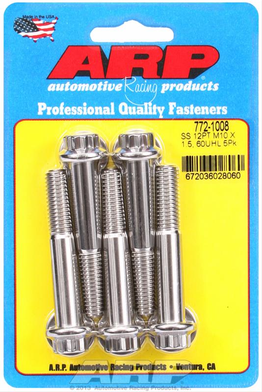 ARP ARP M10 x 1.50 x 60  12pt SS bolts (772-1008) SR