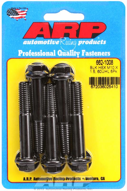 ARP ARP M10 x 1.50 x 60  hex black oxide bolts (662-1008) SR