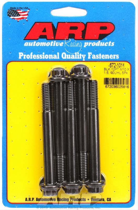 ARP ARP M10 x 1.50 x 90  12pt black oxide bolts (672-1011) SR