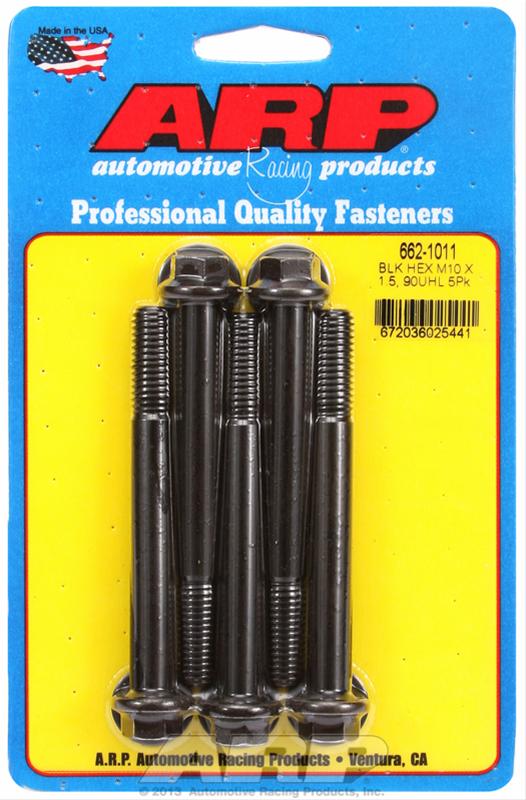 ARP ARP M10 x 1.50 x 90  hex black oxide bolts (662-1011) SR