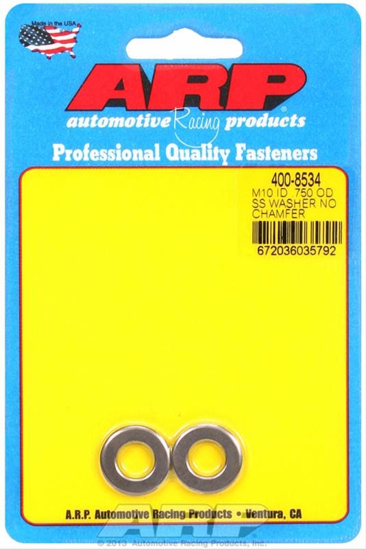 ARP ARP M10ID .750"OD SS no chamfer washers (400-8534) SR