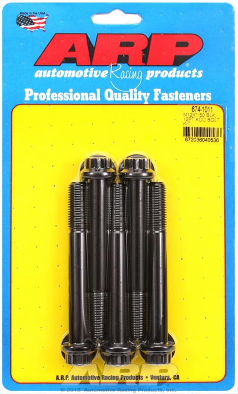 ARP ARP M12 x 1.50 x 100 12pt black oxide bolts (674-1011) SR