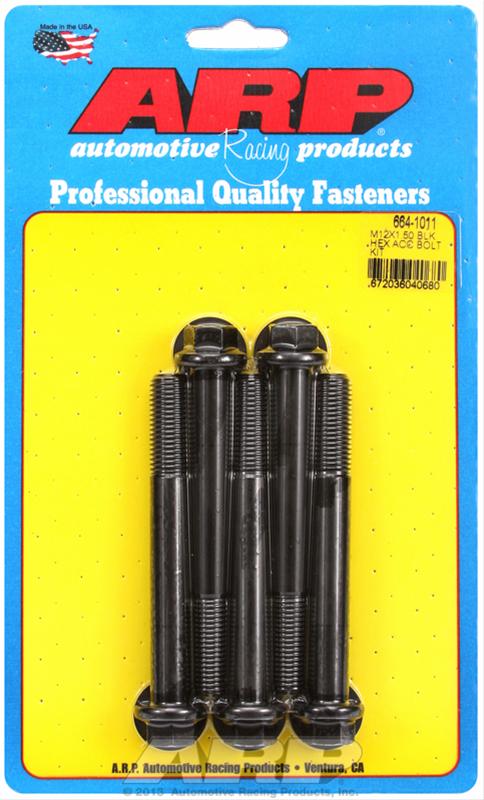 ARP ARP M12 x 1.50 x 100 hex black oxide bolts (664-1011) SR
