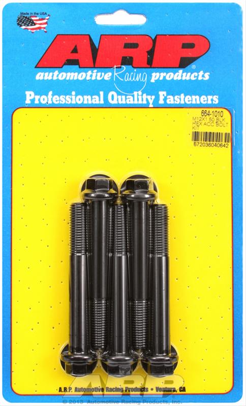 ARP ARP M12 x 1.50 x 90 hex black oxide bolts (664-1010) SR