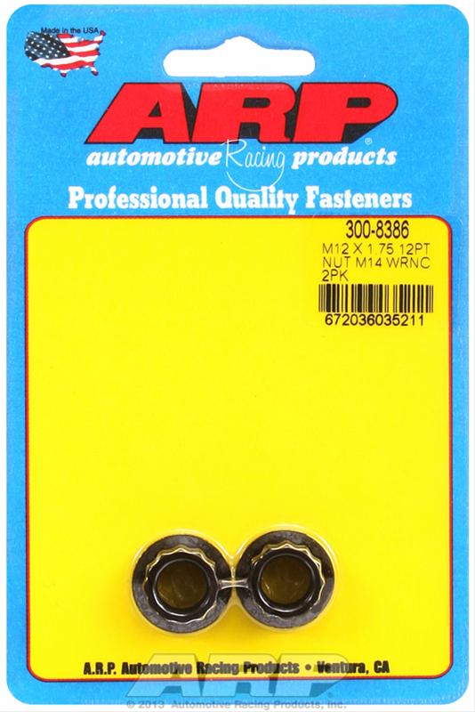 ARP ARP M12 X 1.75 M14 socket 12pt nut kit (300-8386) SR