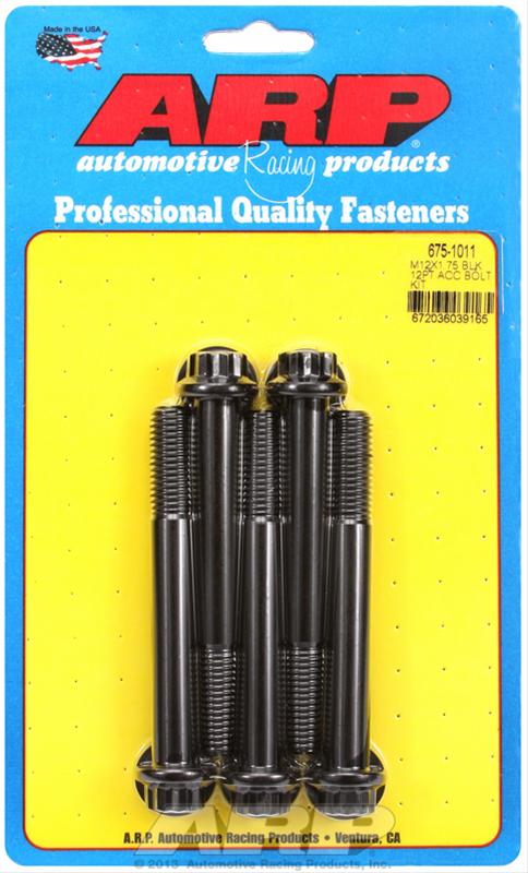 ARP ARP M12 X 1.75 X 100 12pt black oxide bolts (675-1011) SR