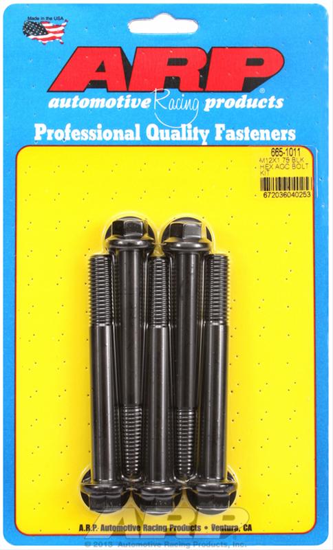 ARP ARP M12 x 1.75 x 100 hex black oxide bolts (665-1011) SR