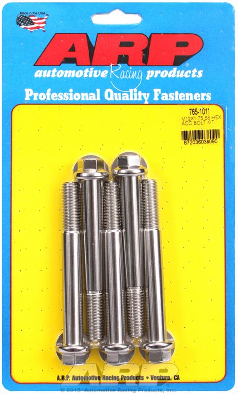 ARP ARP M12 x 1.75 x 100 hex SS bolts (765-1011) SR