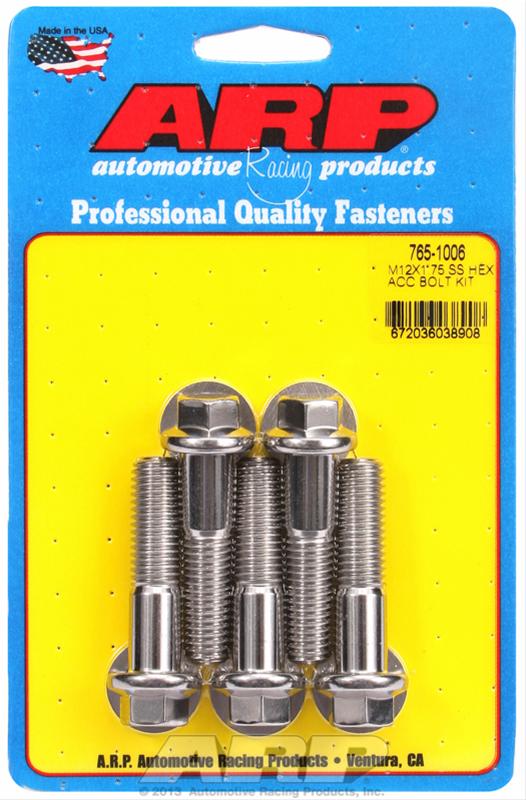 ARP ARP M12 x 1.75 x 50 hex SS bolts (765-1006) SR