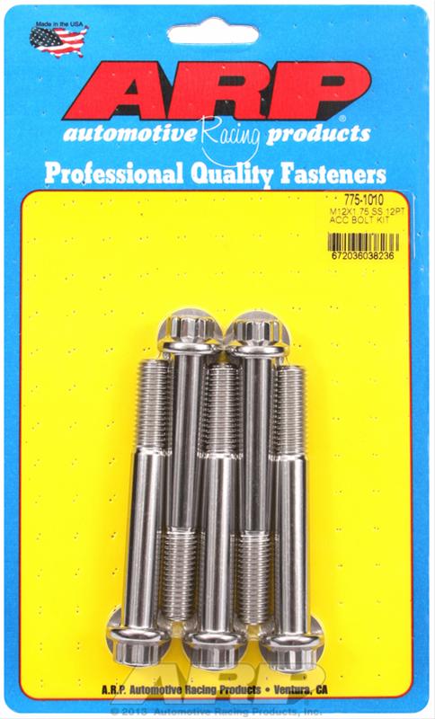 ARP ARP M12 X 1.75 X 90 12pt SS bolts (775-1010) SR