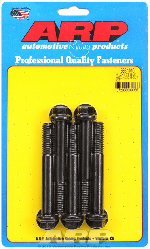 ARP ARP M12 x 1.75 x 90 hex black oxide bolts (665-1010) SR