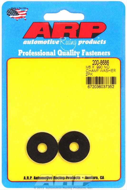 ARP ARP M6 ID .990 OD black washers (200-8686) SR
