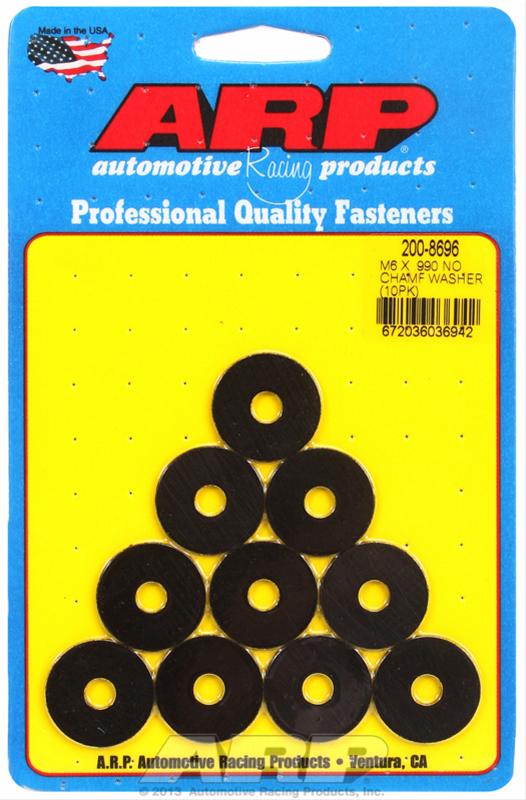 ARP ARP M6 ID .990 OD black washers (200-8696) SR
