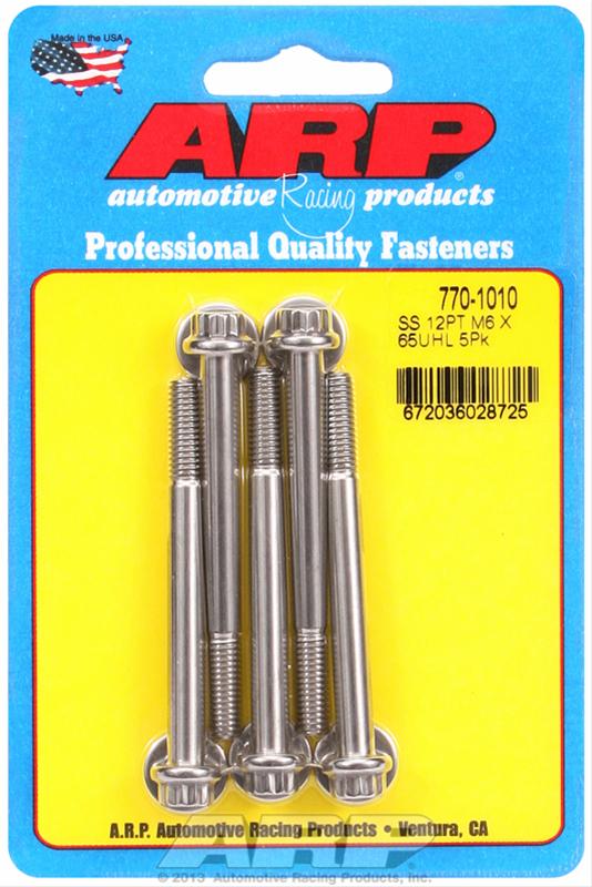 ARP ARP M6 x 1.00 x 65 12pt SS bolts (770-1010) SR