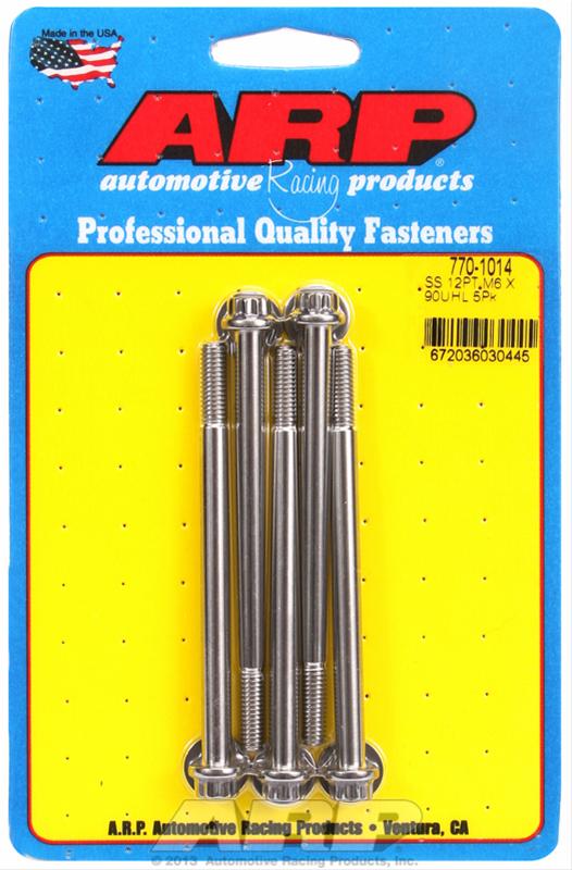 ARP ARP M6 x 1.00 x 90  12pt SS bolts (770-1014) SR
