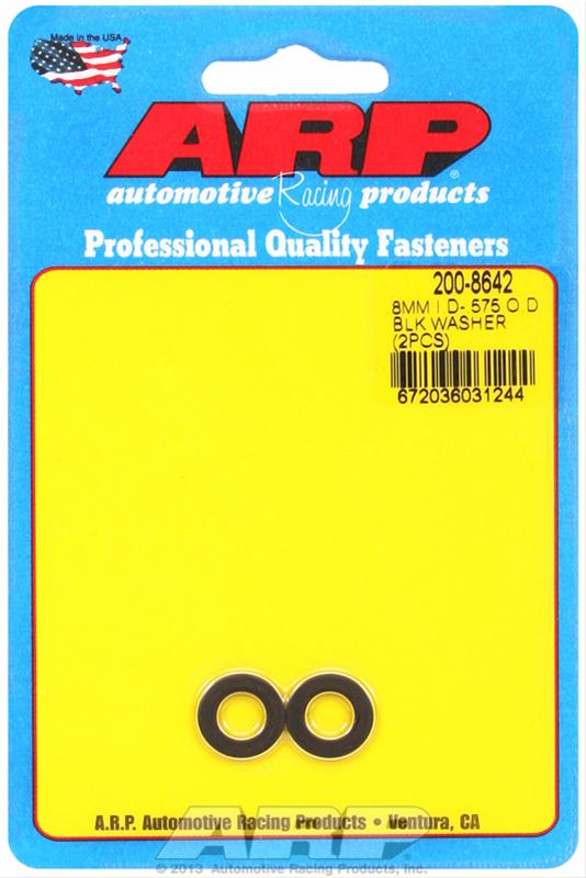 ARP ARP M8 ID .575 OD black washers (200-8642) SR