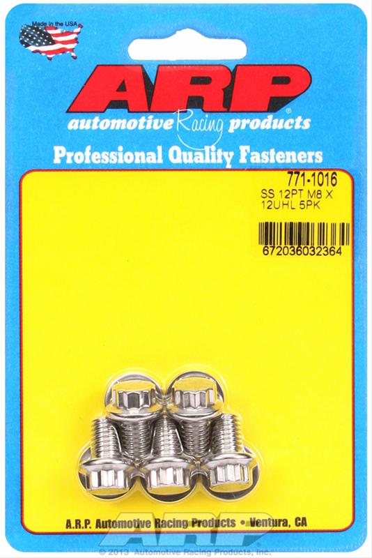 ARP ARP M8 x 1.25 x 12 12pt SS bolts (771-1016) SR