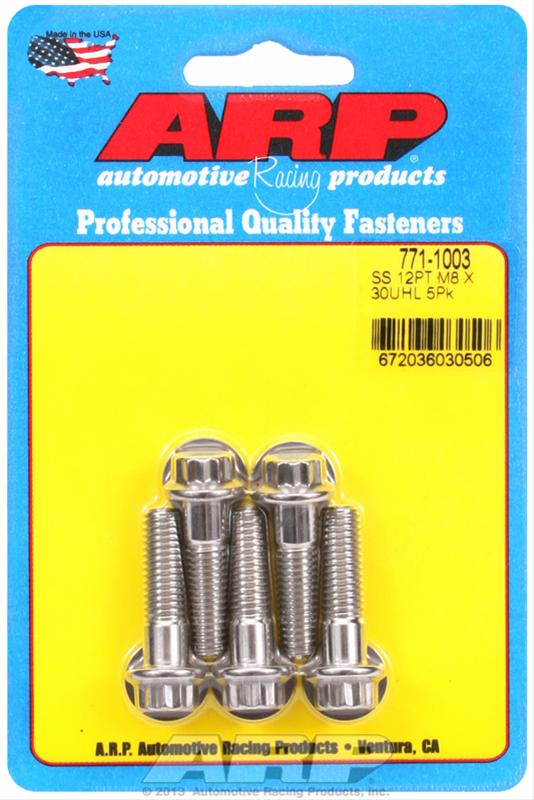 ARP ARP M8 x 1.25 x 30 12pt SS bolts (771-1003) SR