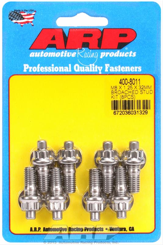 ARP ARP M8 X 1.25 X 32mm broached stud kit - 8pcs (400-8011) SR