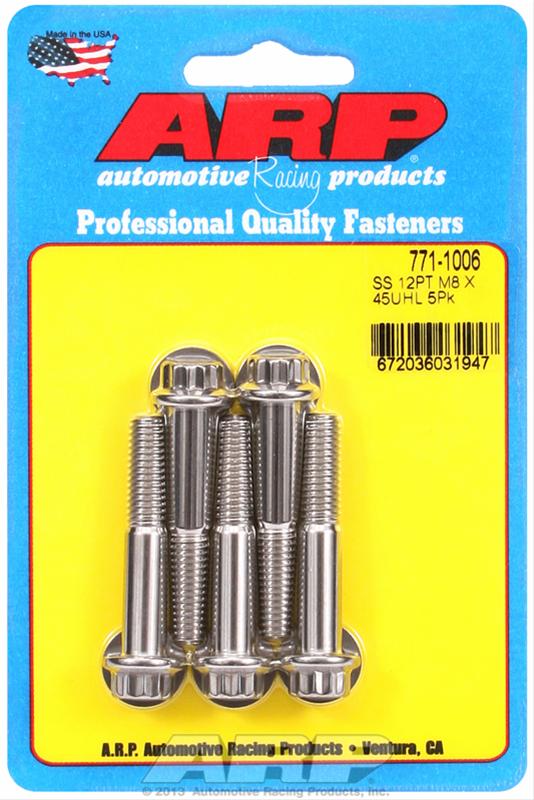 ARP ARP M8 x 1.25 x 45 12pt SS bolts (771-1006) SR