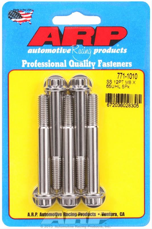 ARP ARP M8 x 1.25 x 65 12pt SS bolts (771-1010) SR