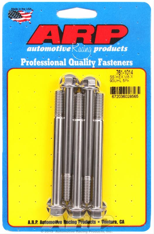 ARP ARP M8 x 1.25 x 90  hex SS bolts (761-1014) SR