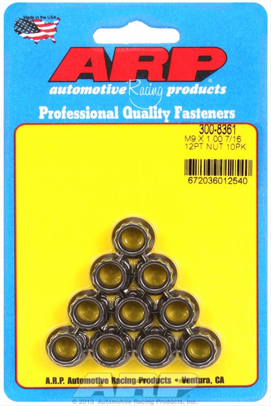 ARP ARP M9 x 1.00  12pt nut kit (300-8361) SR