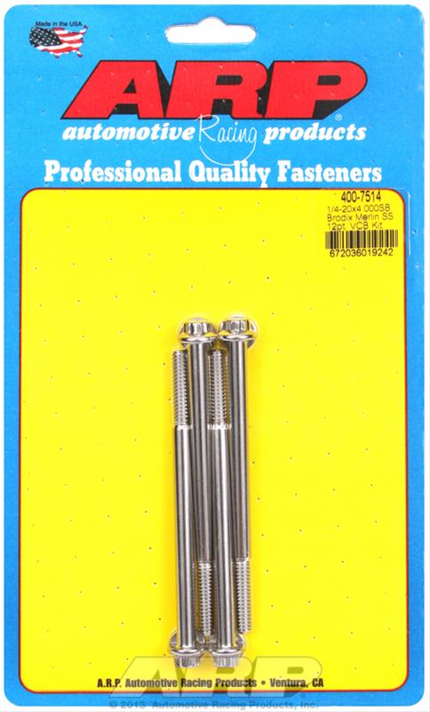 ARP ARP Merlin block, Brodix head SB 12pt valve cover bolt kit (400-7514) SR