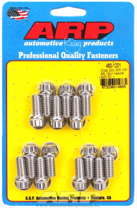 ARP ARP Olds 330-455 3/8" SS 12pt header bolt kit (480-1201) SR