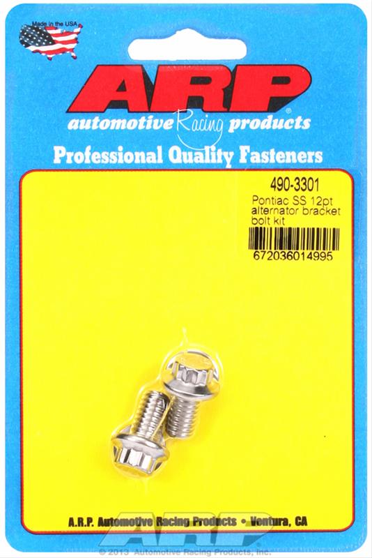 ARP ARP Pontiac SS 12pt alternator bracket bolt kit (490-3301) SR