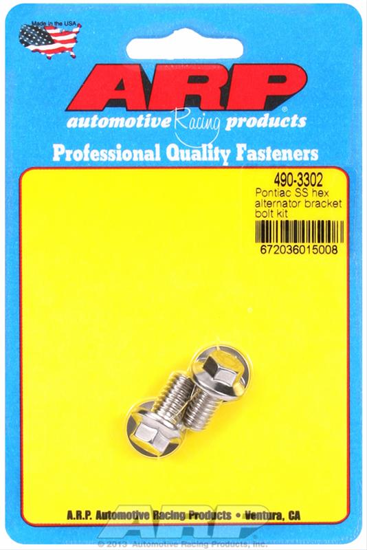 ARP ARP Pontiac SS hex alternator bracket bolt kit (490-3302) SR